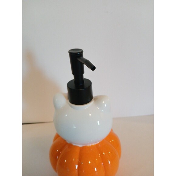 Hello Kitty Halloween Pumpkin Soap Dispenser New 9'in VERY CUTE NEW - Picture 6 of 10